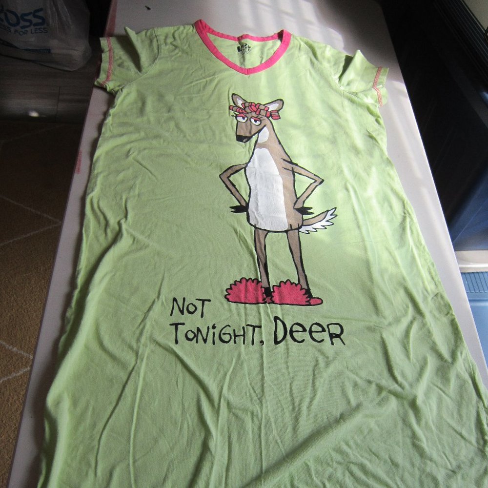 Lazy One Pajamas Nightgown Sleep Shirt PJ Ladies Size S/M
